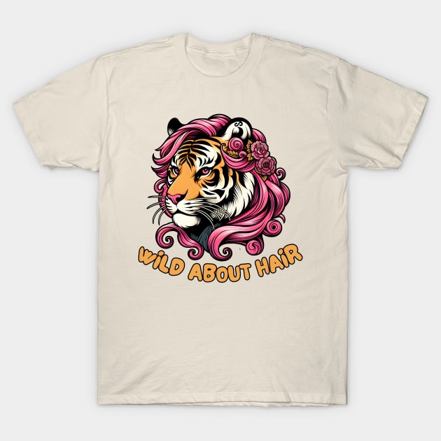 Siberian hairstylist tiger T-Shirt by Japanese Fever